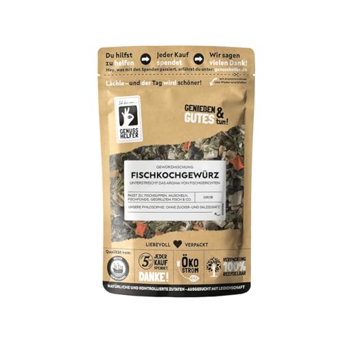 Bremer Gewürzhandel Fischkochgewürz, grob, Gewürzmischung für leckere Fischsuppe, zum Kochen und Grillen, 100g Bremer Gewürzhandel Fischkochgewürz, grob, Gewürzmischung für leckere Fischsuppe, zum Kochen und Grillen, 100g von Bremer-Gewürzhandel Genuss leben.