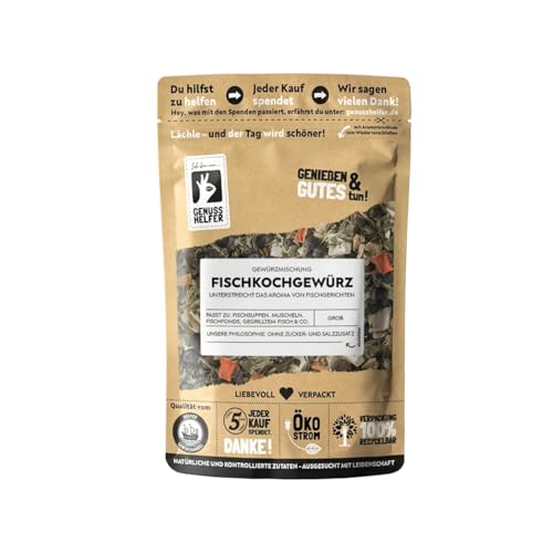 Bremer Gewürzhandel Fischkochgewürz, grob, Gewürzmischung für leckere Fischsuppe, zum Kochen und Grillen, 100g von Bremer-Gewürzhandel Genuss leben.