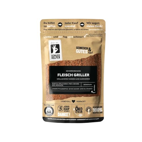 Bremer Gewürzhandel Fleischgriller Gewürz, gemahlen, Grill Gewürz, ideal zu Fleisch & als BBQ-Rub, 10 x 100g Bremer Gewürzhandel Fleischgriller Gewürz, gemahlen, Grill Gewürz, ideal zu Fleisch & als BBQ-Rub, 10 x 100g von Bremer-Gewürzhandel Genuss leben.