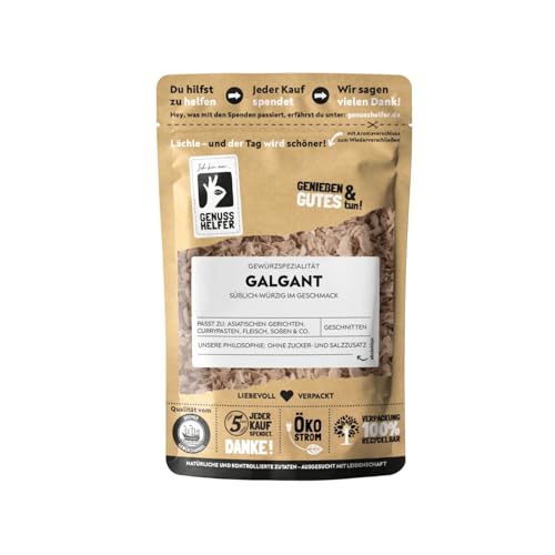 Bremer Gewürzhandel Galgant, geschnitten, Galgantwurzel für Soßen, Galgant Tee, 10 x 50g Bremer Gewürzhandel Galgant, geschnitten, Galgantwurzel für Soßen, Galgant Tee, 10 x 50g von Bremer-Gewürzhandel Genuss leben.