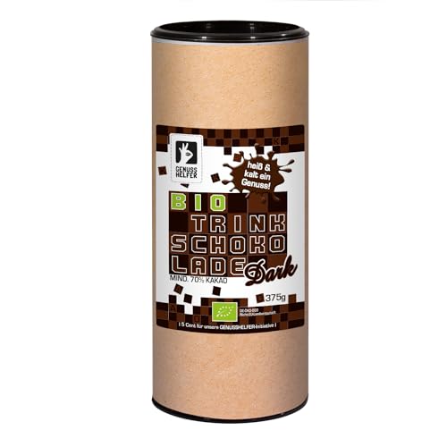 Bremer Gewürzhandel Kakao Trinkschokolade Dark 70% BIO, Kakaopulver, heiße Schokolade, 375g von Bremer-Gewürzhandel Genuss leben.