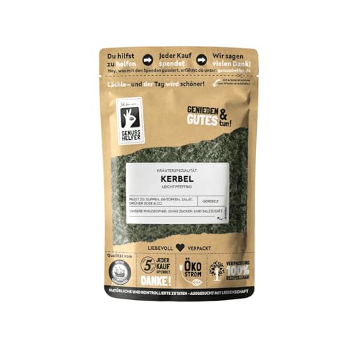 Bremer Gewürzhandel Kerbel, gerebelt, Kerbel Gewürz zum Kochen, 10 x 50g Bremer Gewürzhandel Kerbel, gerebelt, Kerbel Gewürz zum Kochen, 10 x 50g von Bremer-Gewürzhandel Genuss leben.