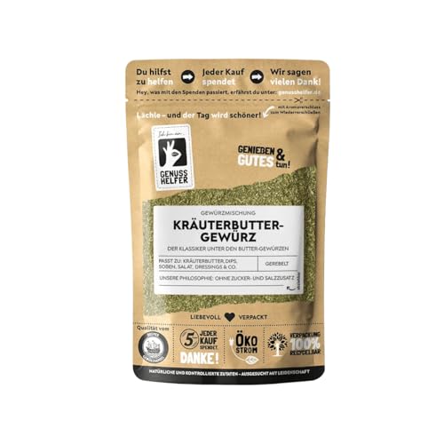 Bremer Gewürzhandel Kräuterbuttergewürz, fein gerebelt, für selbstgemachte Kräuterbutter, 10 x 50g Bremer Gewürzhandel Kräuterbuttergewürz, fein gerebelt, für selbstgemachte Kräuterbutter, 10 x 50g von Bremer-Gewürzhandel Genuss leben.