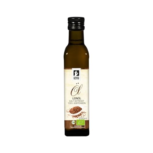 Bremer Gewürzhandel Leinöl BIO, kaltgepresst, ideal für Müslis und Salate, 250ml von Bremer-Gewürzhandel Genuss leben.