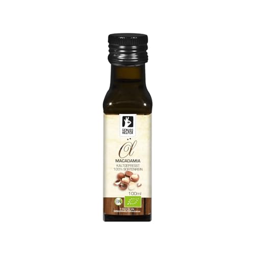 Bremer Gewürzhandel Macadamianussöl BIO, kaltgepresst, aus ungerösteten Macadamias gepresst, Speiseöl für Dressings und Desserts, Öl zum Braten, 100ml Bremer Gewürzhandel Macadamianussöl BIO, kaltgepresst, aus ungerösteten Macadamias gepresst, Speiseöl für Dressings und Desserts, Öl zum Braten, 100ml von Bremer-Gewürzhandel Genuss leben.