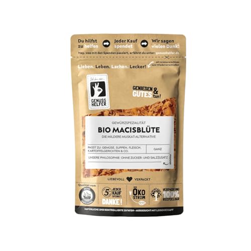 Bremer Gewürzhandel Macisblüte BIO, ganz, Muskatblüte, Macis ganz zum Kochen, 20g von Bremer-Gewürzhandel Genuss leben.