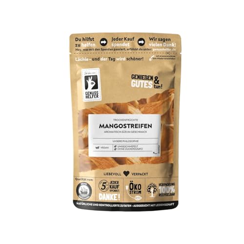 Bremer Gewürzhandel Mango, getrocknet, ungeschwefelte Mangostreifen ohne Zuckerzusatz, 180g von Bremer-Gewürzhandel Genuss leben.