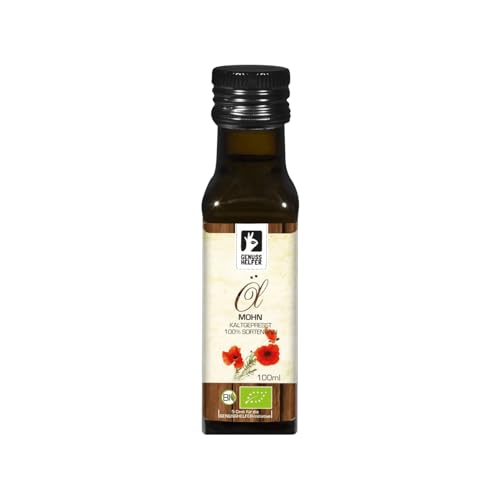 Bremer Gewürzhandel Mohnöl BIO, kaltgepresst, Speiseöl aus Graumohn und Blaumohn, für Salatdressings, 100ml Bremer Gewürzhandel Mohnöl BIO, kaltgepresst, Speiseöl aus Graumohn und Blaumohn, für Salatdressings, 100ml von Bremer-Gewürzhandel Genuss leben.