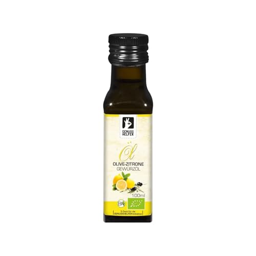 Bremer Gewürzhandel Olive Zitrone Gewürzöl BIO, kaltgepresst, Olivenöl mit Zitrone und Orange verfeinert, fruchtig-mediterraner Geschmack, 100ml Bremer Gewürzhandel Olive Zitrone Gewürzöl BIO, kaltgepresst, Olivenöl mit Zitrone und Orange verfeinert, fruchtig-mediterraner Geschmack, 100ml von Bremer-Gewürzhandel Genuss leben.