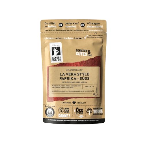 Bremer Gewürzhandel Paprika Gewürz La Vera Style, geräuchert, Paprikapulver zum Kochen, 10 x 50g von Bremer-Gewürzhandel Genuss leben.