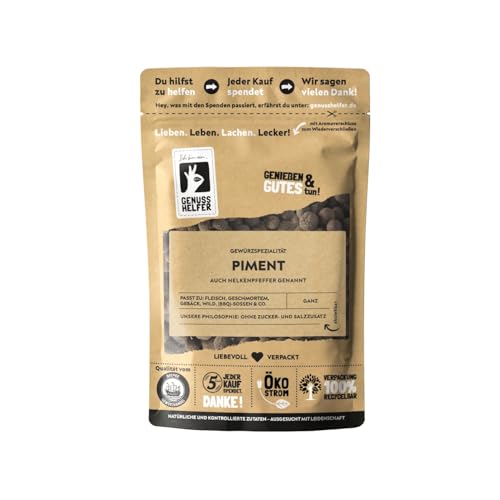 Bremer Gewürzhandel Piment, ganz, Pimentkörner, Nelkenpfeffer zum Kochen und Backen, 10 x 50g Bremer Gewürzhandel Piment, ganz, Pimentkörner, Nelkenpfeffer zum Kochen und Backen, 10 x 50g von Bremer-Gewürzhandel Genuss leben.