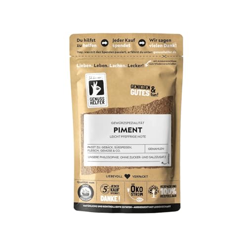 Bremer Gewürzhandel Piment, gemahlen, Nelkenpfeffer zum Kochen und Backen, gemahlene Pimentkörner, 10 x 50g Bremer Gewürzhandel Piment, gemahlen, Nelkenpfeffer zum Kochen und Backen, gemahlene Pimentkörner, 10 x 50g von Bremer-Gewürzhandel Genuss leben.