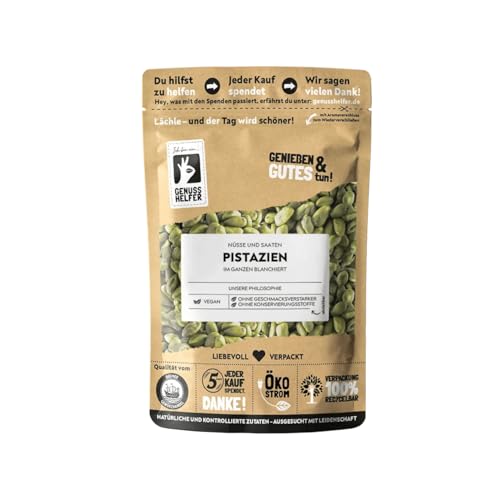 Bremer Gewürzhandel Pistazien, geschält, ganze Pistazienkerne, leuchtend grün, 50g Bremer Gewürzhandel Pistazien, geschält, ganze Pistazienkerne, leuchtend grün, 50g von Bremer-Gewürzhandel Genuss leben.
