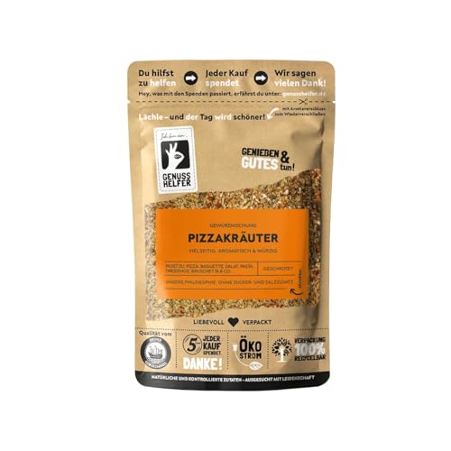 Bremer Gewürzhandel Pizzakräuter, fein geschrotet, Gewürzmischung für klassische italienische Pizza, mediterrane Aromen, 10 x 75g Bremer Gewürzhandel Pizzakräuter, fein geschrotet, Gewürzmischung für klassische italienische Pizza, mediterrane Aromen, 10 x 75g von Bremer-Gewürzhandel Genuss leben.