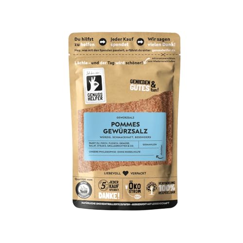 Bremer Gewürzhandel Pommessalz, Pommesgewürz mit Meersalz, auch ideal als Bratkartoffelgewürz, 180g Bremer Gewürzhandel Pommessalz, Pommesgewürz mit Meersalz, auch ideal als Bratkartoffelgewürz, 180g von Bremer-Gewürzhandel Genuss leben.