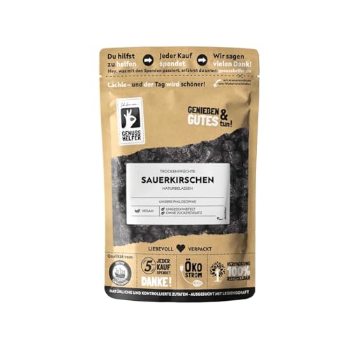 Bremer Gewürzhandel Sauerkirschen, getrocknet, entsteint & ungeschwefelt, getrocknete Kirschen, ungezuckert, 125g von Bremer-Gewürzhandel Genuss leben.