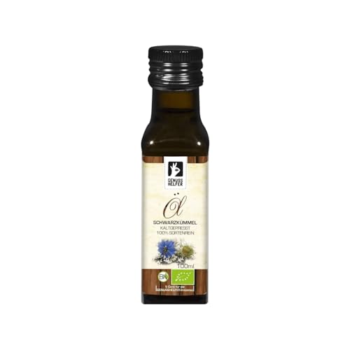 Bremer Gewürzhandel Schwarzkümmelöl BIO, kaltgepresst, Black Seed Oil Speiseöl für Salate, 100ml von Bremer-Gewürzhandel Genuss leben.