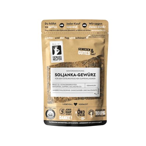 Bremer Gewürzhandel Soljanka Gewürzmischung, gemahlen, Gewürzmischung für original DDR-Klassiker, 10 x 100g Bremer Gewürzhandel Soljanka Gewürzmischung, gemahlen, Gewürzmischung für original DDR-Klassiker, 10 x 100g von Bremer-Gewürzhandel Genuss leben.