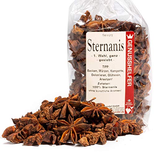 Bremer Gewürzhandel Sternanis, ganz, aromatische Würze für Tee, Glühwein, Punsch und Bowle, 50g von Bremer-Gewürzhandel Genuss leben.