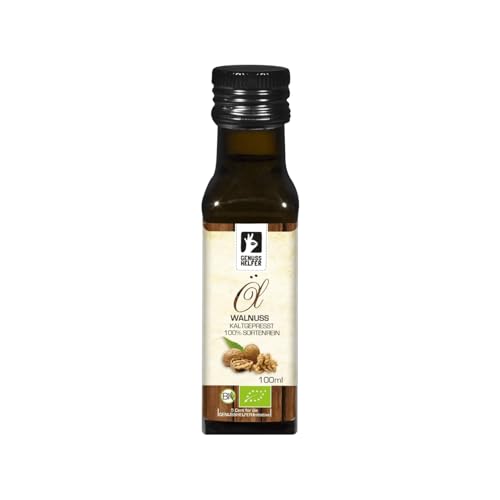 Bremer Gewürzhandel Walnussöl BIO, kaltgepresst, Nussöl für Dips und Desserts, ideal für Salatdressings, 100ml Bremer Gewürzhandel Walnussöl BIO, kaltgepresst, Nussöl für Dips und Desserts, ideal für Salatdressings, 100ml von Bremer-Gewürzhandel Genuss leben.