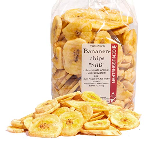 süße Bananenchips Trockenfrüchte, ungeschwefelt, ohne künstliches Aroma, 250g - Bremer Gewürzhandel von Bremer-Gewürzhandel Genuss leben.