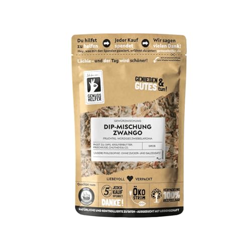 Bremer Gewürzhandel Dip-Mischung Zwango, Zwiebel-Mango-Dip, fruchtig und würzig, zum Dippen, für Quark, Crème fraîche, Frischkäse & Joghurt, 100g Bremer Gewürzhandel Dip-Mischung Zwango, Zwiebel-Mango-Dip, fruchtig und würzig, zum Dippen, für Quark, Crème fraîche, Frischkäse & Joghurt, 100g von Bremer-Gewürzhandel Genuss leben.
