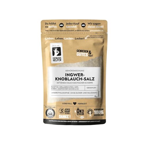 Bremer Gewürzhandel Ingwer Knoblauch Salz, gemahlen, leckeres Meersalz mit gemahlenem Ingwer und Knoblauch, 100g Bremer Gewürzhandel Ingwer Knoblauch Salz, gemahlen, leckeres Meersalz mit gemahlenem Ingwer und Knoblauch, 100g von Bremer-Gewürzhandel Genuss leben.