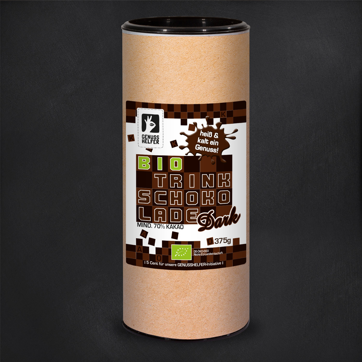 Kakao Trinkschokolade Dark 70%, BIO von Bremer Gewürzhandel