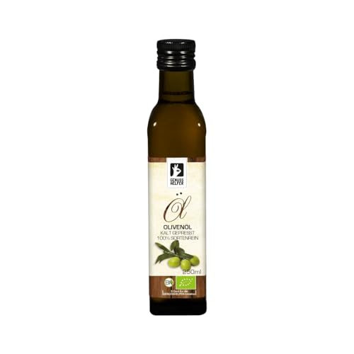 Bremer Gewürzhandel Olivenöl BIO, kaltgepresst, klassisches Speiseöl für mediterrane Gerichte, zum Kochen und für Dressings, 250ml von Bremer-Gewürzhandel Genuss leben.