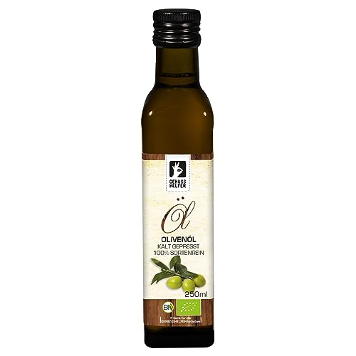Bremer Gewürzhandel Olivenöl BIO, kaltgepresst, klassisches Speiseöl für mediterrane Gerichte, zum Kochen und für Dressings, 250ml von Bremer-Gewürzhandel Genuss leben.