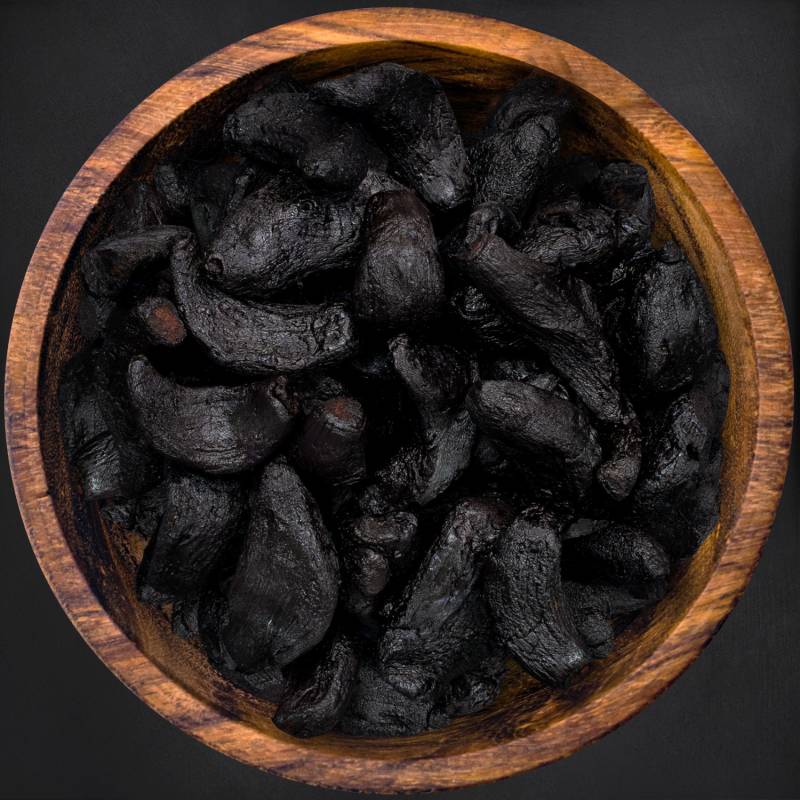Schwarzer Knoblauch, BIO, fermentiert, ganze Zehen von Bremer Gewürzhandel