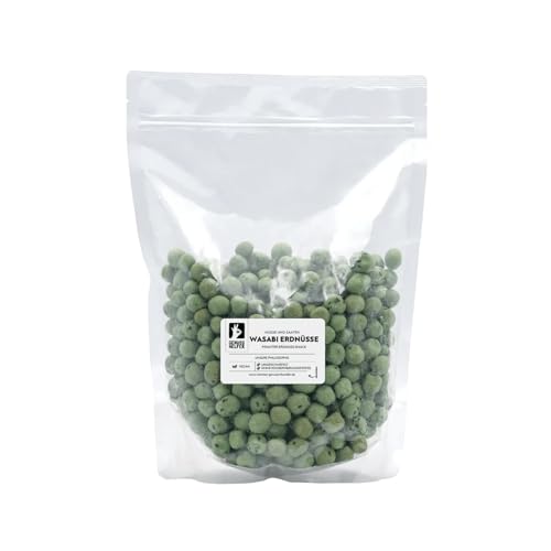 Bremer Gewürzhandel Erdnüsse Wasabi, Wasabi Erdnüsse im Teigmantel, knackig-scharfer Wasabi-Geschmack, 900g von Bremer-Gewürzhandel Genuss leben.