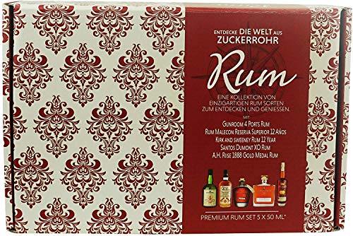 Rum-Set"Entdecke die Welt aus Zuckerrohr 5 x 50 ml" Rum-Set"Entdecke die Welt aus Zuckerrohr 5 x 50 ml" von Bremer Spirituosen Contor GmbH
