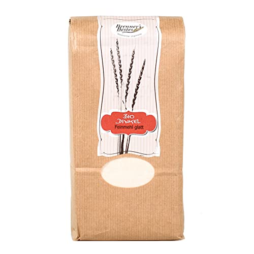 Bio Dinkelfeinmehl glatt 1kg Bio Dinkelfeinmehl glatt 1kg von Brenner's Bestes
