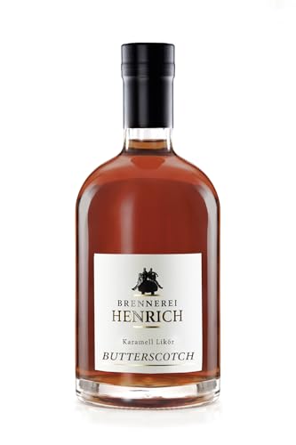 Butterscotch Karamell Likör 20% vol - 500 ml - Brennerei Henrich - Handcrafted - Caramel Liqueur von MANDARINA