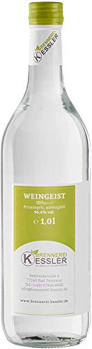 Brennerei Kessler Bio Weingeist Primasprit Ethanol 96,4% - 1000ml Brennerei Kessler Bio Weingeist Primasprit Ethanol 96,4% - 1000ml von Brennerei Kessler
