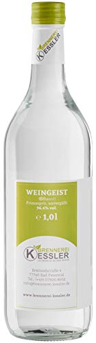 Brennerei Kessler Weingeist Primasprit Ethanol 96,4% - 1000ml Brennerei Kessler Weingeist Primasprit Ethanol 96,4% - 1000ml von Brennerei Kessler