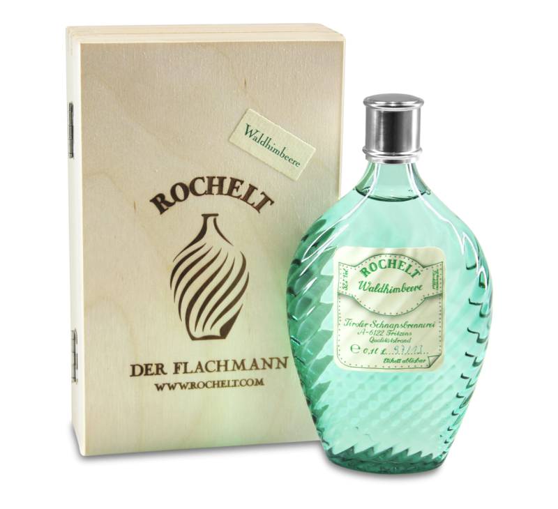 Rochelt Waldhimbeere Glasflachmann von Brennerei Rochelt GmbH