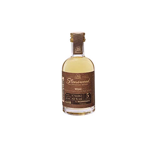 Stonewood Woaz Single Wheat Malt Whisky 7 Jahre 0,05l von Brennerei Schraml
