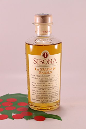 Grappa di Barolo gelagert 42% 50 cl. - Brennerei Sibona Grappa di Barolo gelagert 42% 50 cl. - Brennerei Sibona von Brennerei Sibona