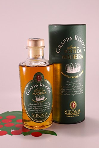 Grappa gelagert in Madeirafässer 44% 50 cl. - Brennerei Sibona von Brennerei Sibona