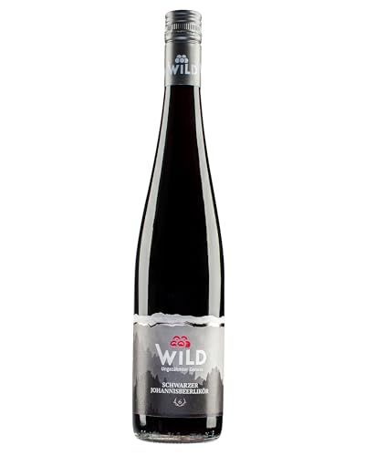 Brennerei Wild, Schwarzer Johannesbeerlikör, Extrem fruchtig, 17% Vol., Süß-säuerlich mit Beerigem Abgang, Premium Qualität, Made in Germany von Brennerei Wild