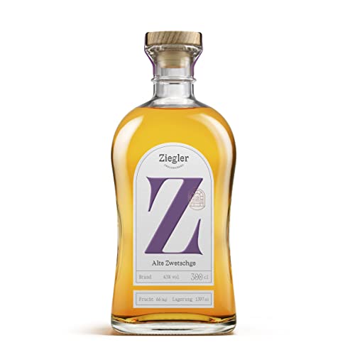 Ziegler Alte Zwetschge Obstbrand 43 Prozent (1x 3l) - Edler Zwetschgenbrand mit feinen Holz- und Vanillenoten Ziegler Alte Zwetschge Obstbrand 43 Prozent (1x 3l) - Edler Zwetschgenbrand mit feinen Holz- und Vanillenoten von Ziegler