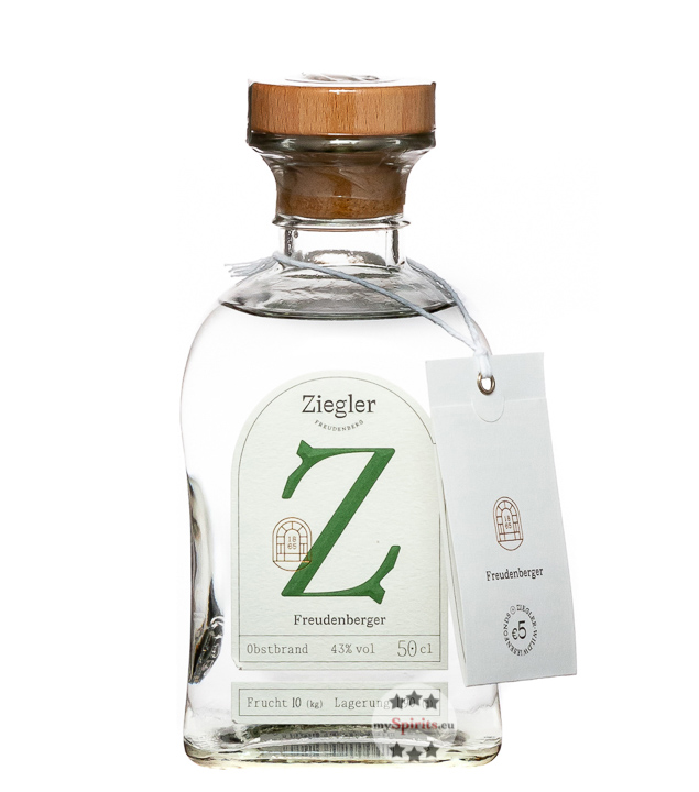 Ziegler Freudenberger Obstschnaps (43 % Vol., 0,5 Liter) von Brennerei Ziegler