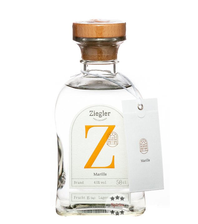 Ziegler Marille Brand (43 % Vol., 0,5 Liter) von Brennerei Ziegler