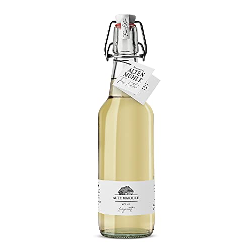 Brennerei Zur Alten Mühle - Alte Marille Fass-Edition - feiner Marillen Hausschnaps in der klassischen Bügelflasche - milder Obstler fassgereift im Schwarzwald, 1 x 0.5l von ATOTOP