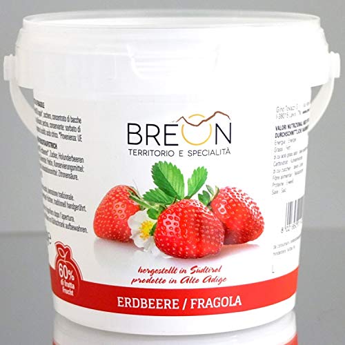 Erdbeeren Fruchtaufstrich 65% 600 gr. - Breon von Breon