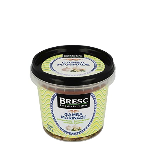 Bresc Gamba-Shrimps-Marinade - 6x 325g - Beize, Würzsoße zum Einlegen und Marinieren von Shrimps, Meeresfrüchten, Gambas, Fluss-Krebsen, Krabben, Scampi, perfekt abgestimmte Aromen Bresc Gamba-Shrimps-Marinade - 6x 325g - Beize, Würzsoße zum Einlegen und Marinieren von Shrimps, Meeresfrüchten, Gambas, Fluss-Krebsen, Krabben, Scampi, perfekt abgestimmte Aromen von Bresc