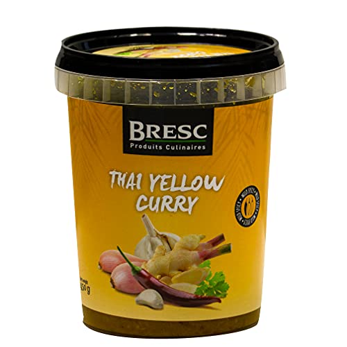 Bresc Thai Yellow Curry - 10x 450g - mildes gelbes Curry, Kräutermischung, Gewürzmischung, vegan vegetarisch authentisch Thailändisch, ausgewählte Zutaten, passt zu Gemüse Tofu Reis von Bresc