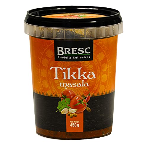 Bresc Tikka Masala - 1x 450g - Spice Mix vegane indische Gewürzmischung für authentisches Kochen passt zu Chicken Tikka Masala Gemüse-Reis-Gerichte, pikanter kräftiger Geschmack von Bresc